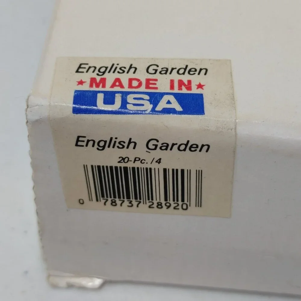 Oneida English Garden Stainless 20 Piece Flatware Set Service For 4 (Vintage...